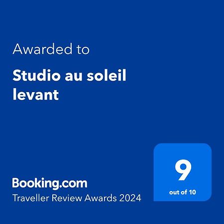 Studio Au Soleil Levant, Avec Piscine La Trinité Exterior foto
